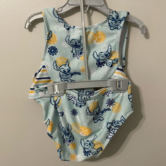 Disney Store stitch 2-piece girls swimsuit in size 7/8 - Picture 2 of 4